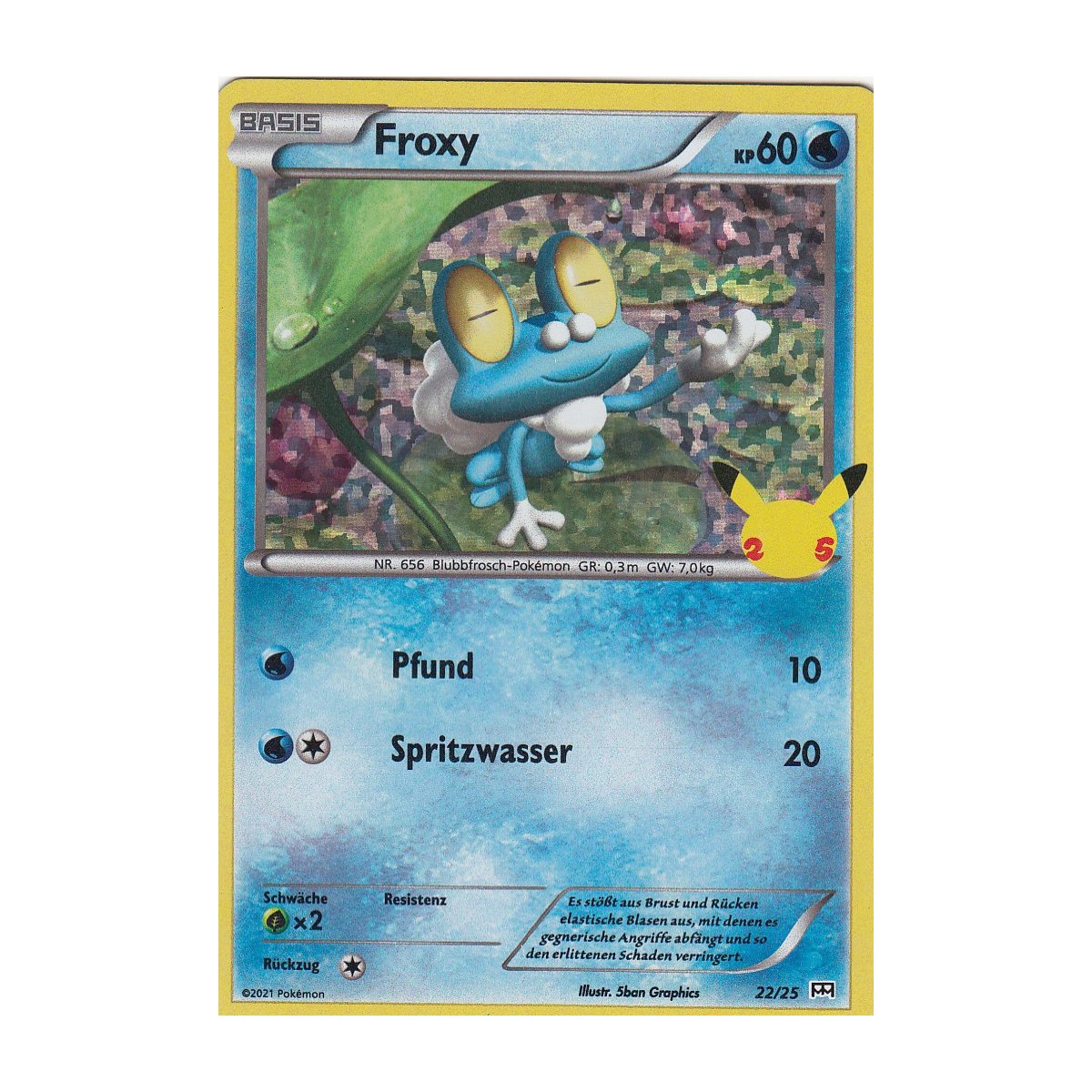 Froakie Holo Mcdonald's 2021 Pokmon Froakie Holo Promo Card 2021 McDonald's Set #22/25, Near Mint Pokemon Froakie Holo Mcdonalds Promo 2021 - 22/25 For Sale Froakie Holo Mcdonald's 2021 Pokmon Froakie Holo Promo Card 2021 McDonald's Set #22/25, Near Mint Pokemon Froakie Holo Mcdonalds Promo 2021 - 22/25 For Sale