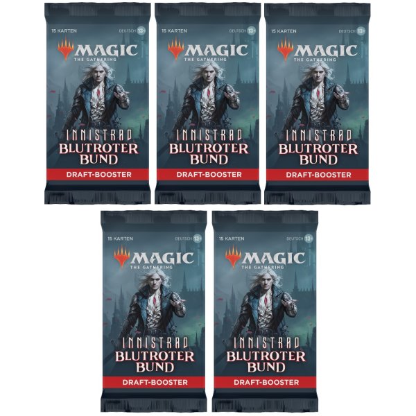 Innistrad: Blutroter Bund Draft Booster (5 St&uuml;ck, deutsch)