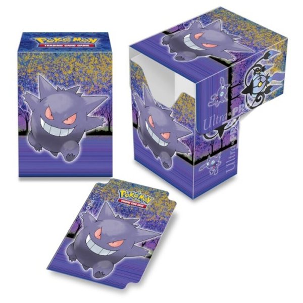 Ultra Pro Pokemon Full View Deck Box - Gallery Series Haunted Hollow Gengar, Skelabra, Zobiris, Traunfugil, Mimigma