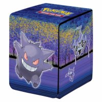 Pokemon Ultra Pro Flip Deck Box - Gallery Series Haunted Hollow Gengar, Skelabra, Zobiris, Traunfugil, Mimigma