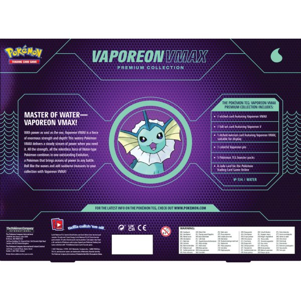 Vaporeon VMAX Premium Collection - (englisch)