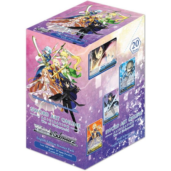 Weiss Schwarz - Sword Art Online Alicization Vol.2 War of Underworld Booster Display (englisch)