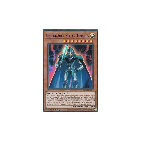 Legend&auml;rer Ritter Timaeus COLORED RARE DLCS-DE001-Colored-Rare