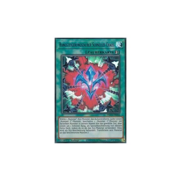 Rangsteigerungszauber Schnelles Chaos COLORED RARE DLCS-DE044-Colored-Rare