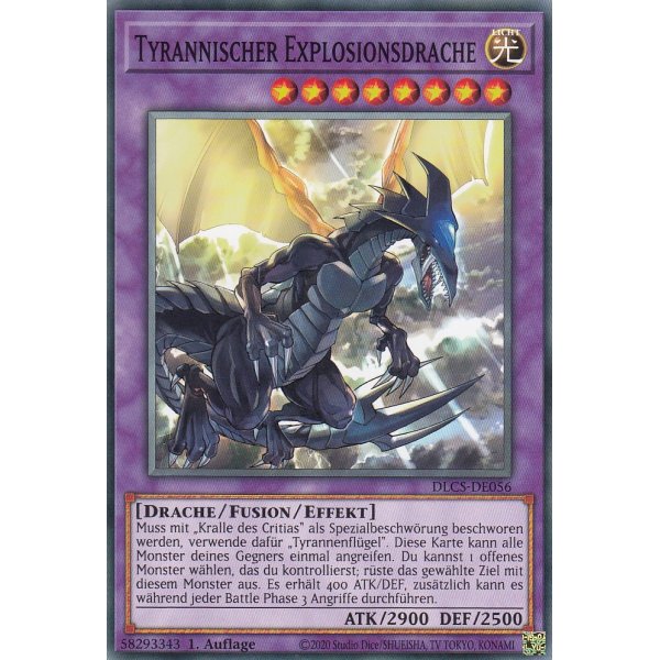 Tyrannischer Explosionsdrache DLCS-DE056