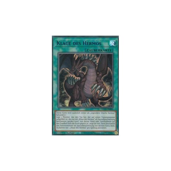 Klaue des Hermos COLORED RARE DLCS-DE064-Colored-Rare