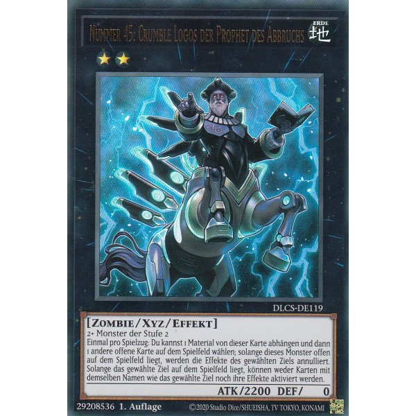 Nummer 45: Crumble Logos der Prophet des Abbruchs DLCS-DE119