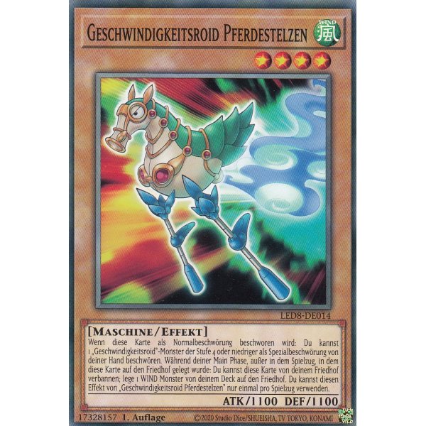 Geschwindigkeitsroid Pferdestelzen LED8-DE014