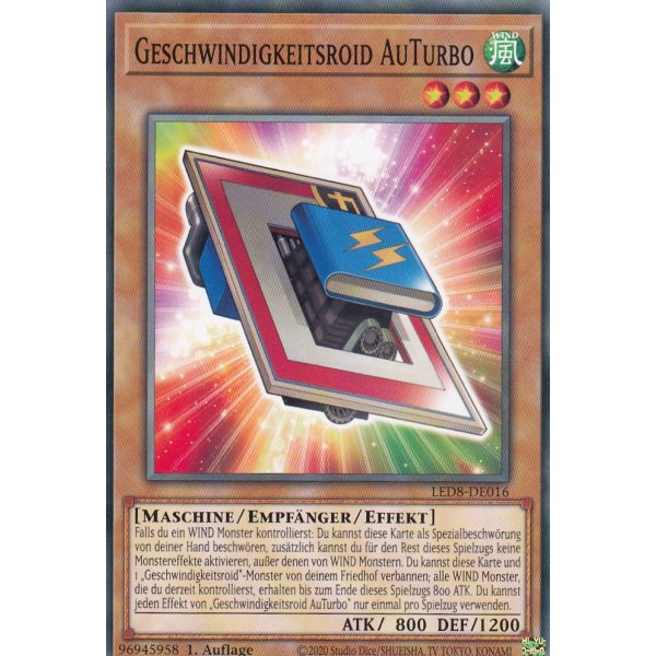 Geschwindigkeitsroid AuTurbo LED8-DE016