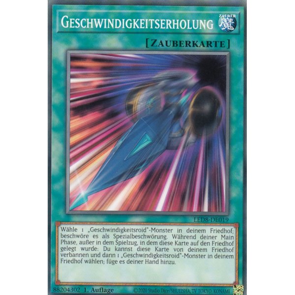 Geschwindigkeitserholung LED8-DE019