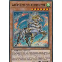 Weißes Ross der Blumenritter LED8-DE022