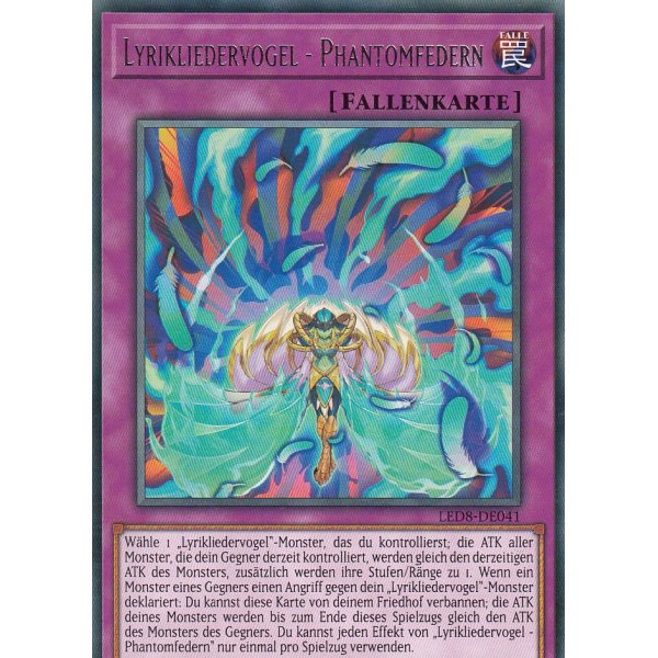 Lyrikliedervogel - Phantomfedern LED8-DE041