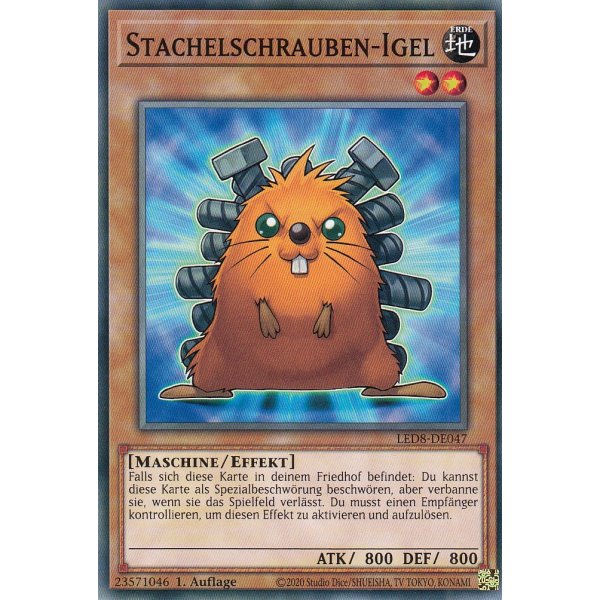 Stachelschrauben-Igel LED8-DE047