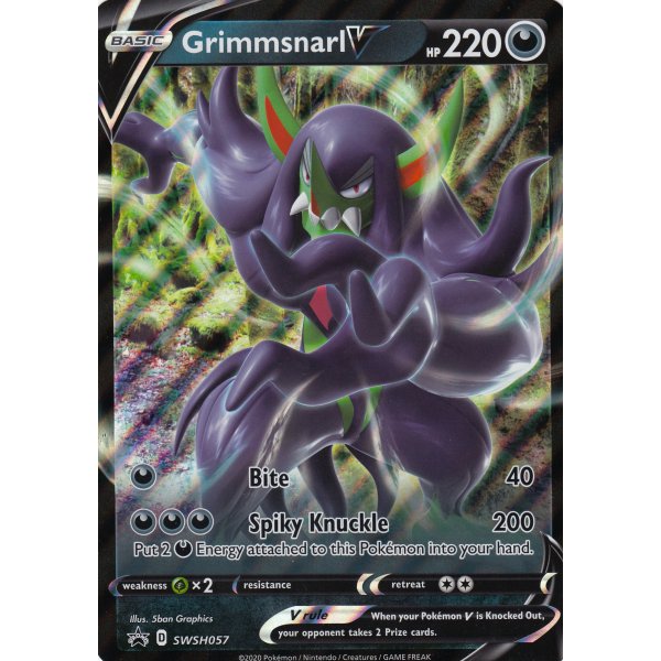 Grimmsnarl V SWSH057 PROMO XXL OVERSIZED/&Uuml;BERGRO&szlig;