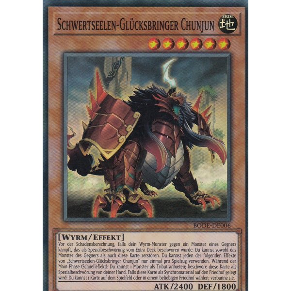 Schwertseelen-Gl&uuml;cksbringer Chunjun BODE-DE006