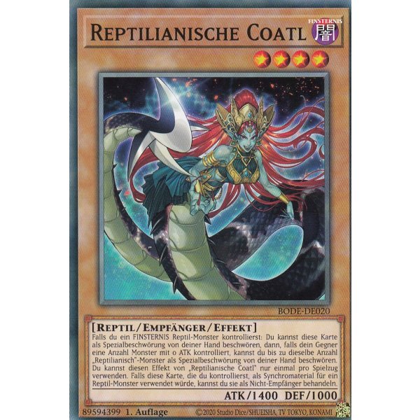Reptilianische Coatl BODE-DE020
