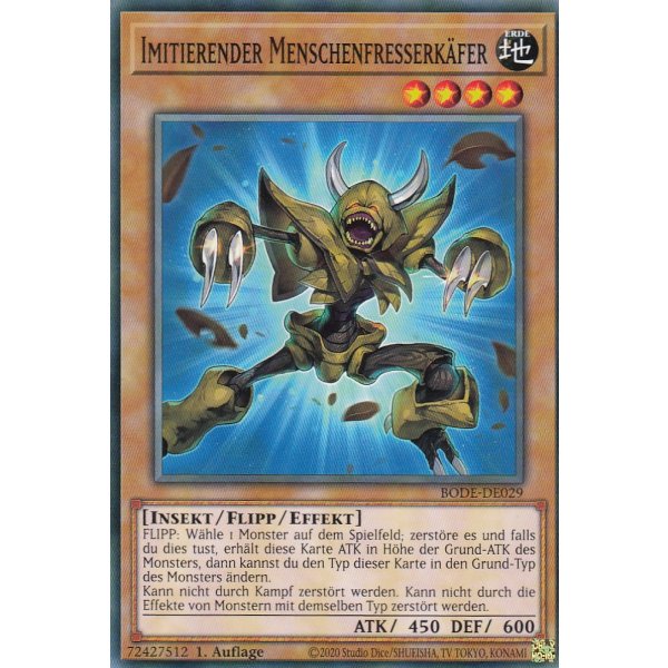 Imitierender Menschenfresserk&auml;fer BODE-DE029