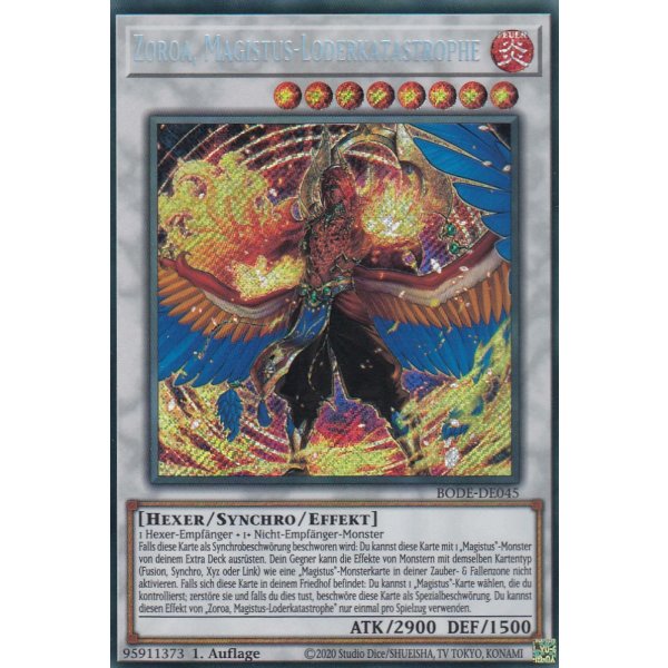Zoroa, Magistus-Loderkatastrophe BODE-DE045