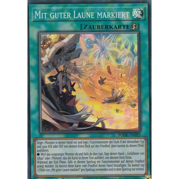 Mit guter Laune markiert BODE-DE055