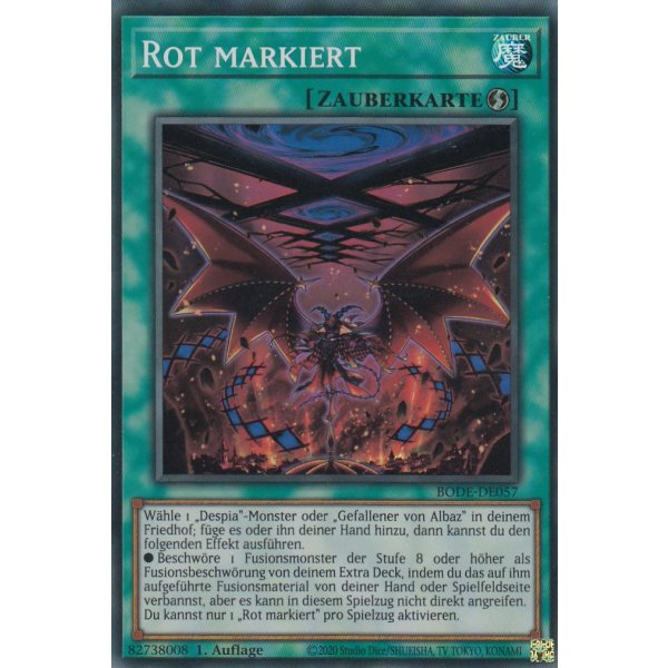 Rot markiert BODE-DE057