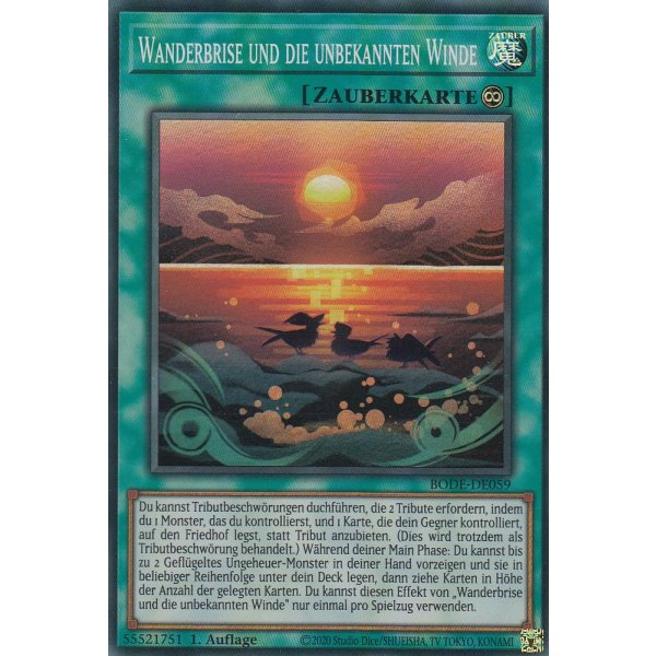 Wanderbrise und die unbekannten Winde BODE-DE059