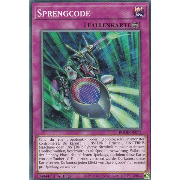 Sprengcode BODE-DE071