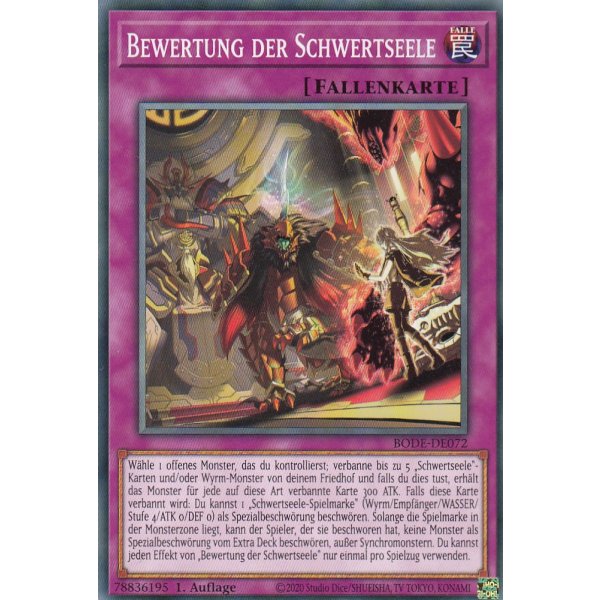 Bewertung der Schwertseele BODE-DE072