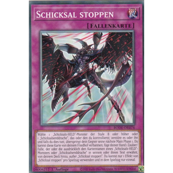 Schicksal stoppen BODE-DE076