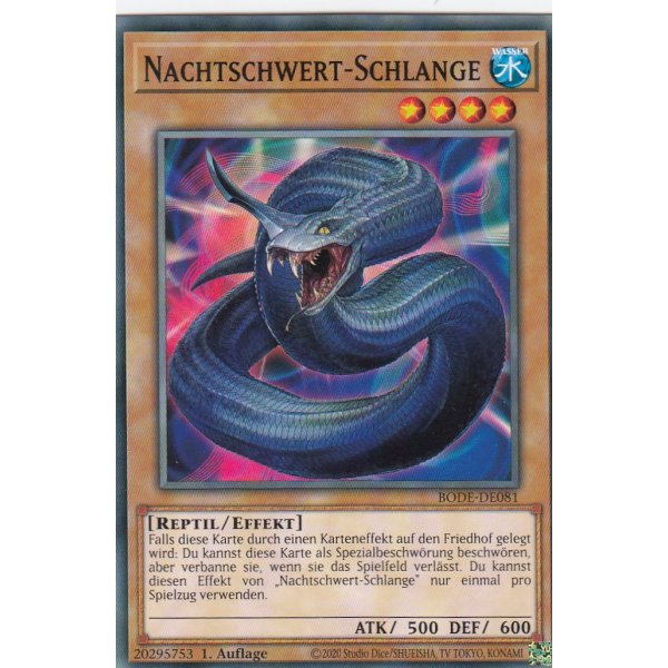 Nachtschwert-Schlange BODE-DE081