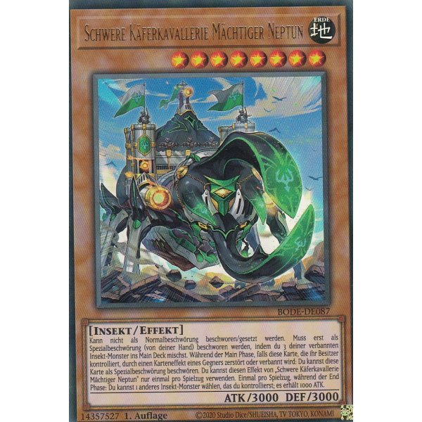 Schwere K&auml;ferkavallerie M&auml;chtiger Neptun BODE-DE087