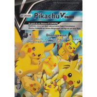 Pikachu V-Union Celebrations PROMO - 4 Karten die 1 XXL-Karte ergeben