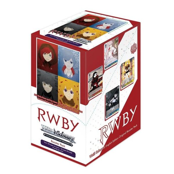Wei&szlig; Schwarz - RWBY Booster Display (englisch)