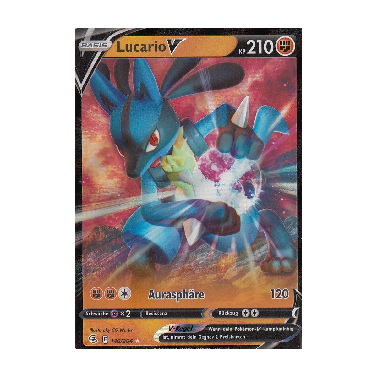 Lucario-V 146/264 - Poing de fusion main image 0