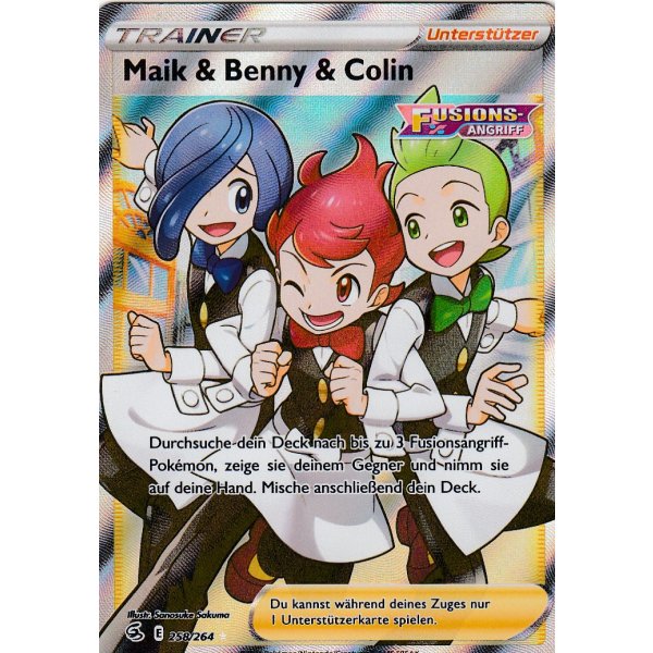 Maik &amp; Benny &amp; Colin 258/264 FULLART