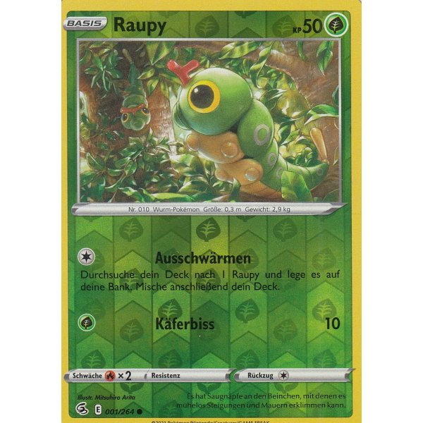 Raupy 001/264 REVERSE HOLO