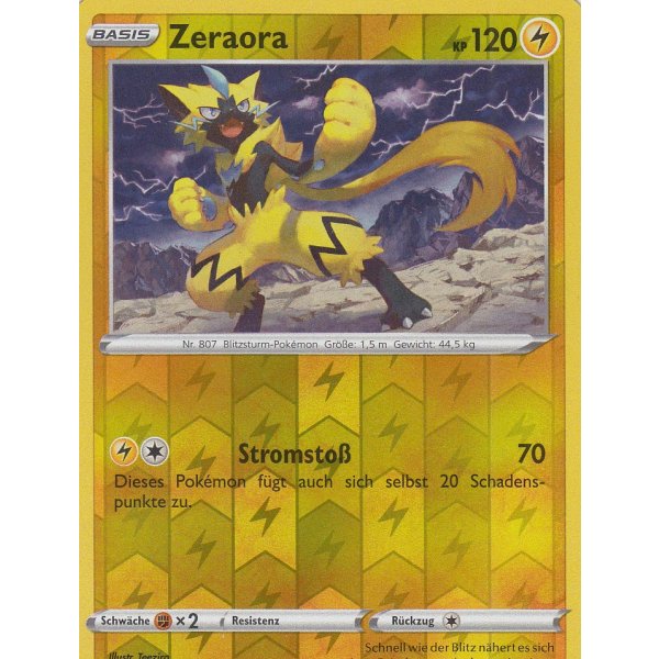 Zeraora 102/264 REVERSE HOLO
