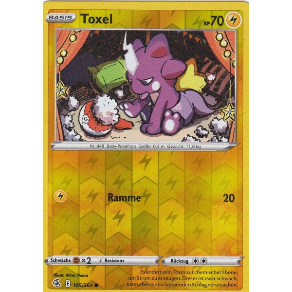 Toxel 105/264 REVERSE HOLO