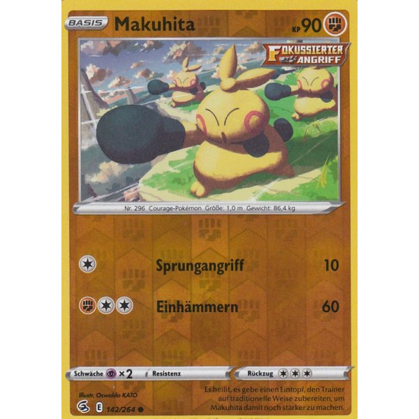 Makuhita 142/264 REVERSE HOLO