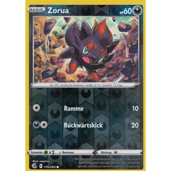 Zorua 170/264 REVERSE HOLO