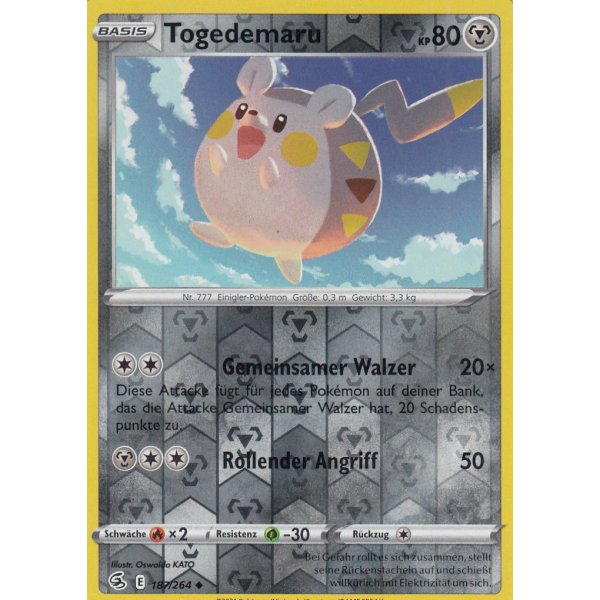 Togedemaru 187/264 REVERSE HOLO