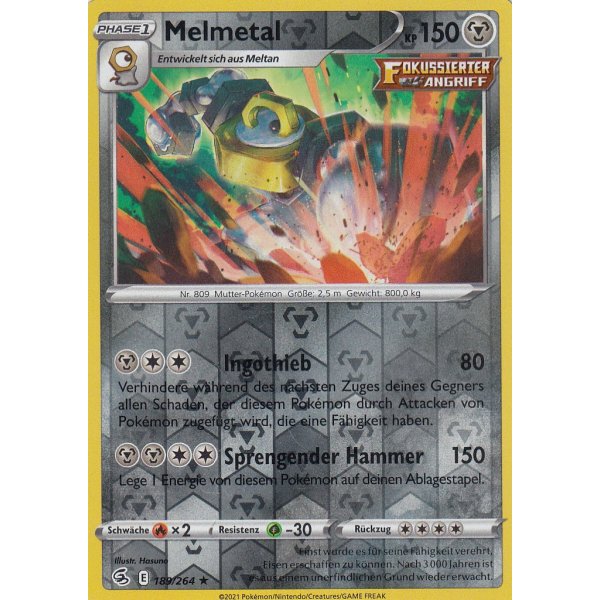 Melmetal 189/264 HOLO REVERSE HOLO