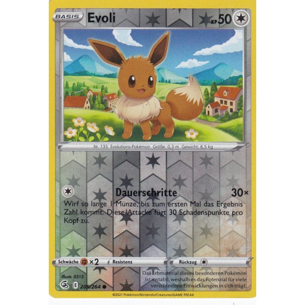Evoli 205/264 REVERSE HOLO