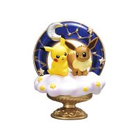 Pok&eacute;mon Starrium Series Figuren Kollektion - Pikachu &amp; Evoli