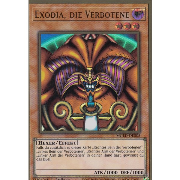 Exodia, die Verbotene MGED-DE005