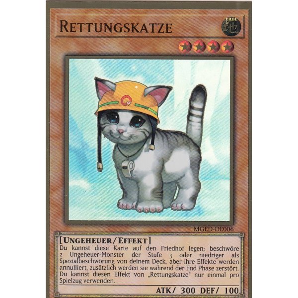 Rettungskatze (alternate art) MGED-DE006alt