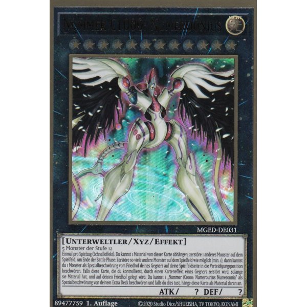 Nummer C1000: Numerounius MGED-DE031