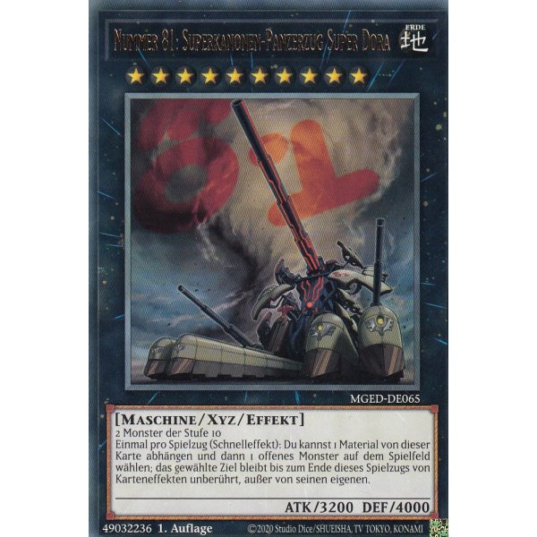 Nummer 81: Superkanonen-Panzerzug Super Dora MGED-DE065