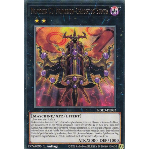 Nummer C1: Numeron-Chaostor Sunya MGED-DE082