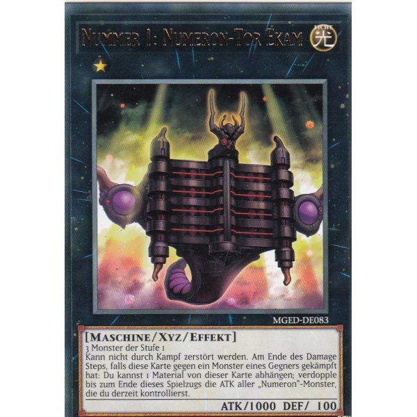 Nummer 1: Numeron-Tor Ekam MGED-DE083