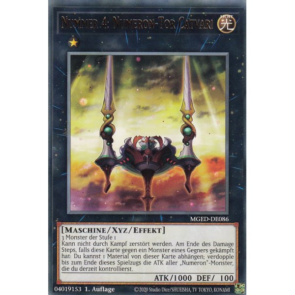 Nummer 4: Numeron-Tor Catvari MGED-DE086